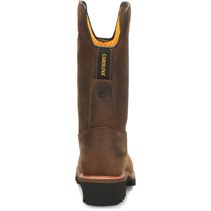 Carolina Men's Coppice 12" Composite Toe Waterproof Logger Work Boot- Brown- CA9833 - Overlook Boots