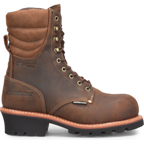 Carolina Men's Hemlock 9" Composite Toe Waterproof 400G Logger Work Boot - CA9834 - Overlook Boots