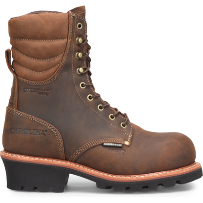 Carolina Men's Hemlock 9" Composite Toe Waterproof 400G Logger Work Boot - CA9834 - Overlook Boots