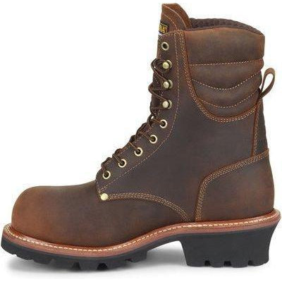 Carolina Men's Hemlock Composite Toe Logger Work Boot - Brown - CA9854  - Overlook Boots