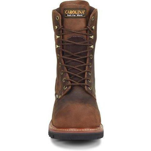 Carolina Men's Hemlock Composite Toe Logger Work Boot - Brown - CA9854  - Overlook Boots