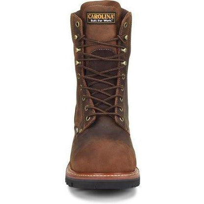 Carolina Men's Hemlock Composite Toe Logger Work Boot - Brown - CA9854  - Overlook Boots
