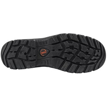 Hoss Men's Carter Steel Toe Slip Resistant Work Boot - Black 60160  - Overlook Boots