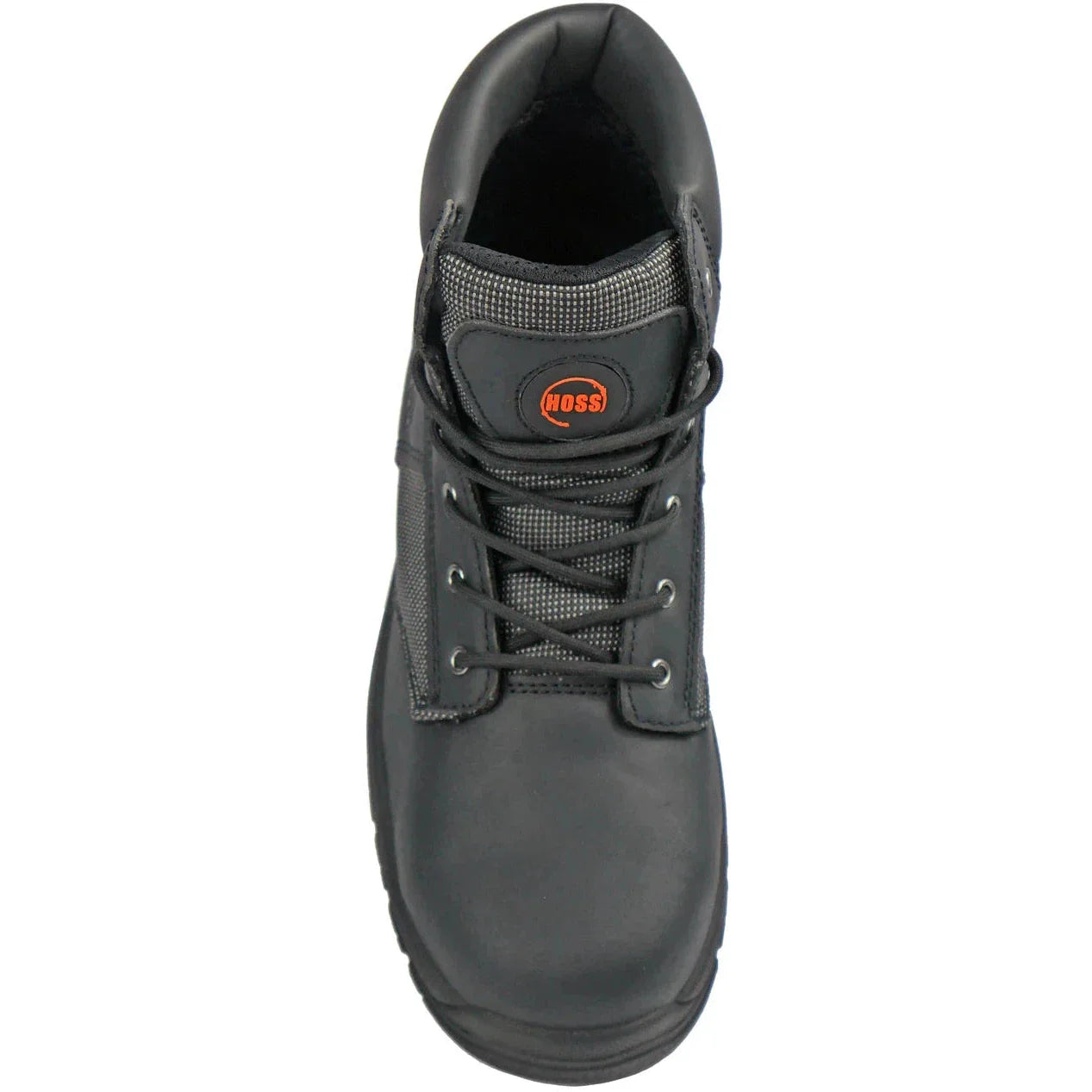 Hoss Men's Carter Steel Toe Slip Resistant Work Boot - Black 60160  - Overlook Boots