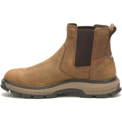 CAT Men's Exposition Soft Toe Chelsea Work Boot - Pyramid - P51060  - Overlook Boots