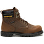 Cat Men's Second Shift Soft Toe Waterproof Slip Resistant Work Boot -Brown- P51086 7 / Medium / Brown - Overlook Boots