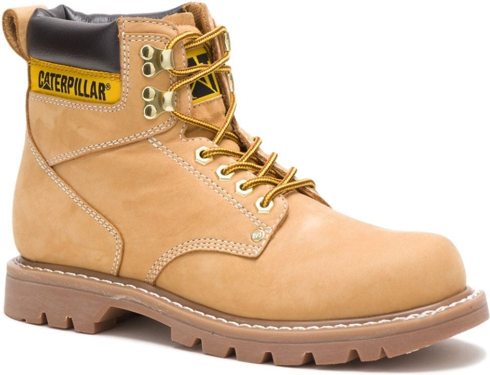 CAT Men's Second Shift Soft Toe Work Boot - Honey - P70042  - Overlook Boots