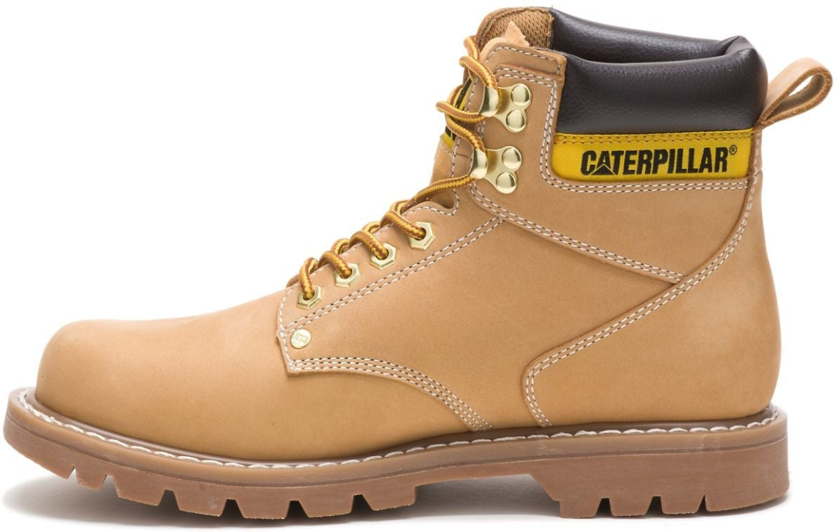 CAT Men's Second Shift Soft Toe Work Boot - Honey - P70042  - Overlook Boots