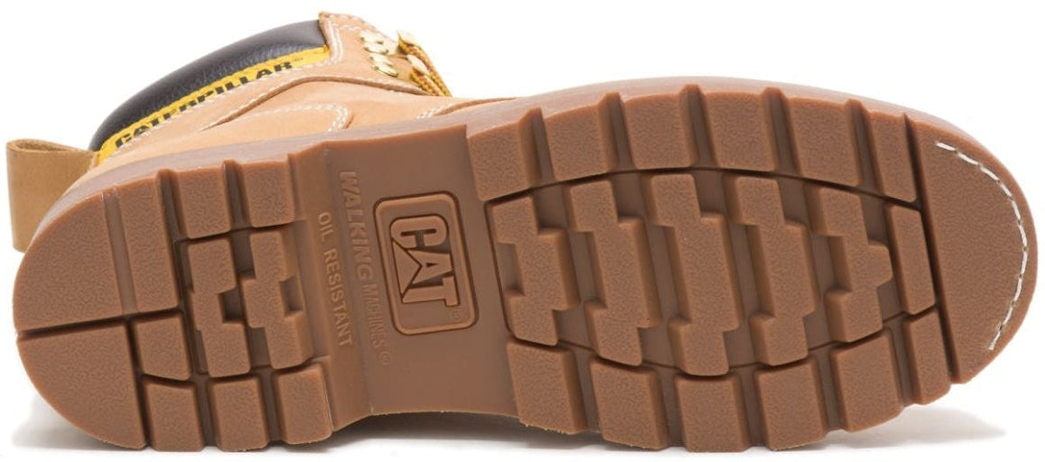 CAT Men's Second Shift Soft Toe Work Boot - Honey - P70042  - Overlook Boots