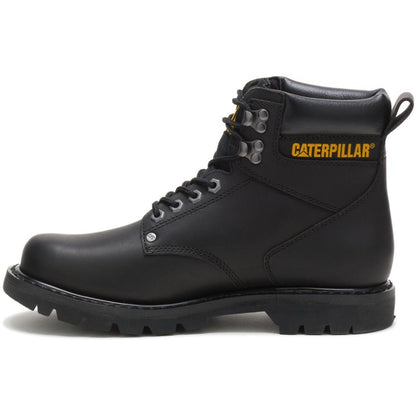 CAT Men's Second Shift Soft Toe Work Boot - Black - P70043  - Overlook Boots