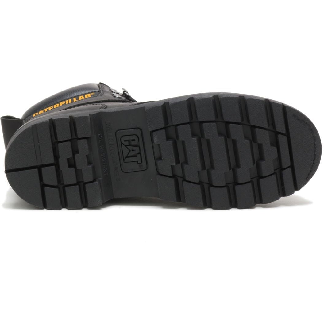 CAT Men's Second Shift Soft Toe Work Boot - Black - P70043  - Overlook Boots