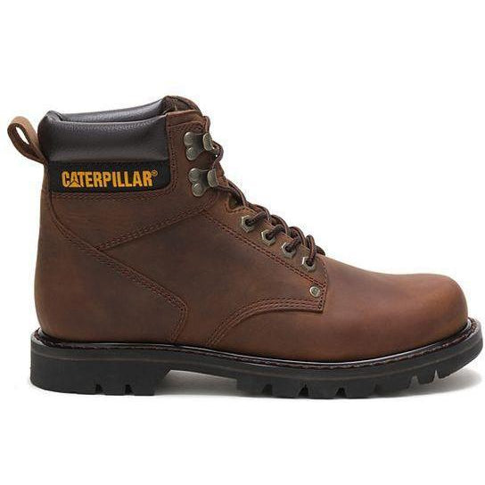 CAT Men's Second Shift 6" Work Boot - Dark Brown - P72593  - Overlook Boots