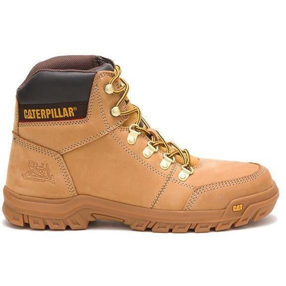 CAT Men's Outline 6" Work Boot  - Wheat - P74086  - Overlook Boots