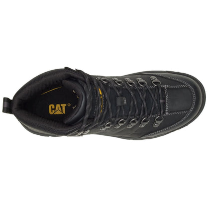 CAT Men's Threshold Waterproof Soft toe Work Boot - Black - P74129  - Overlook Boots
