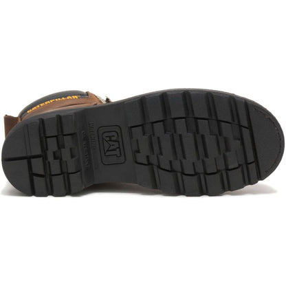 CAT Men's Second Shift Steel Toe Work Boot - Dark Brown - P89586  - Overlook Boots