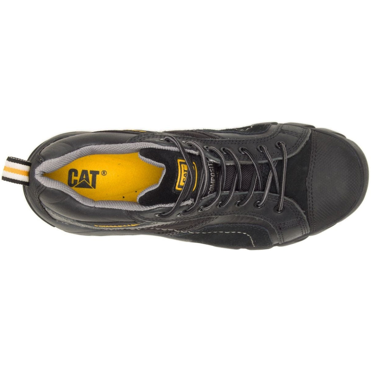 CAT Men's Argon Composite Toe Work Shoe - Black - P89955  - Overlook Boots
