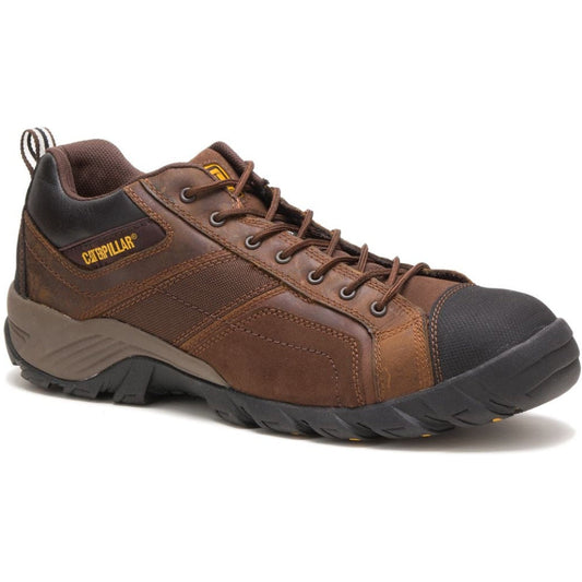 CAT Men's Argon Composite Toe Work Shoe - Dark Brown - P89957  - Overlook Boots