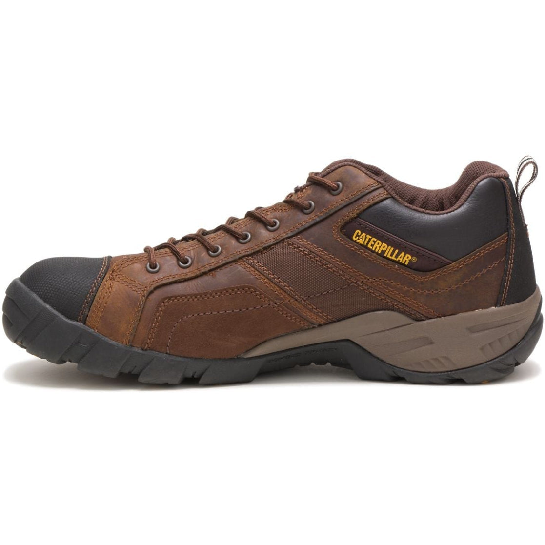 CAT Men's Argon Composite Toe Work Shoe - Dark Brown - P89957  - Overlook Boots