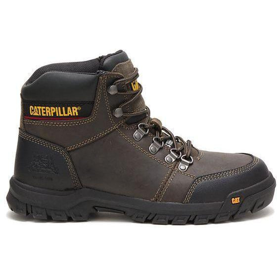 CAT Men's Outline Steel Toe Work Book - Dark Grey - P90802  - Overlook Boots