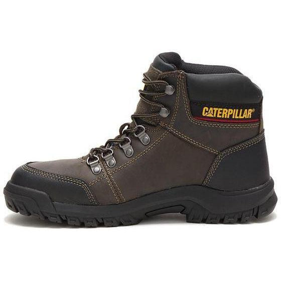 CAT Men's Outline Steel Toe Work Book - Dark Grey - P90802  - Overlook Boots