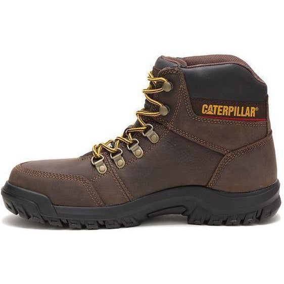 CAT Men's Outline Steel Toe Work Book - Brown - P90803  - Overlook Boots