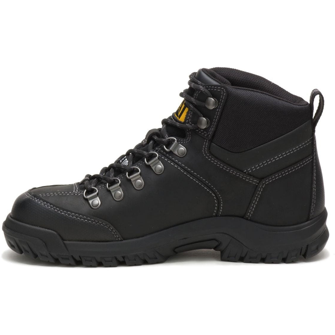 CAT Men's Threshold Waterproof Steel Toe Work Boot - Black - P90936  - Overlook Boots