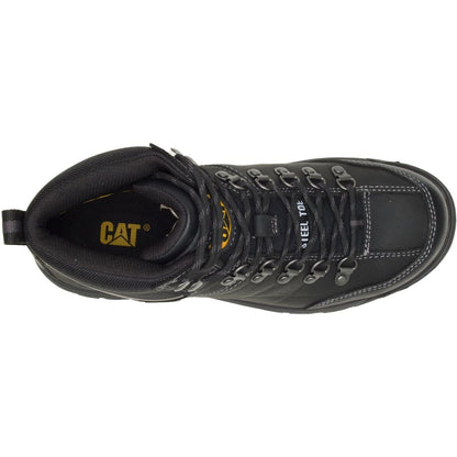 CAT Men's Threshold Waterproof Steel Toe Work Boot - Black - P90936  - Overlook Boots