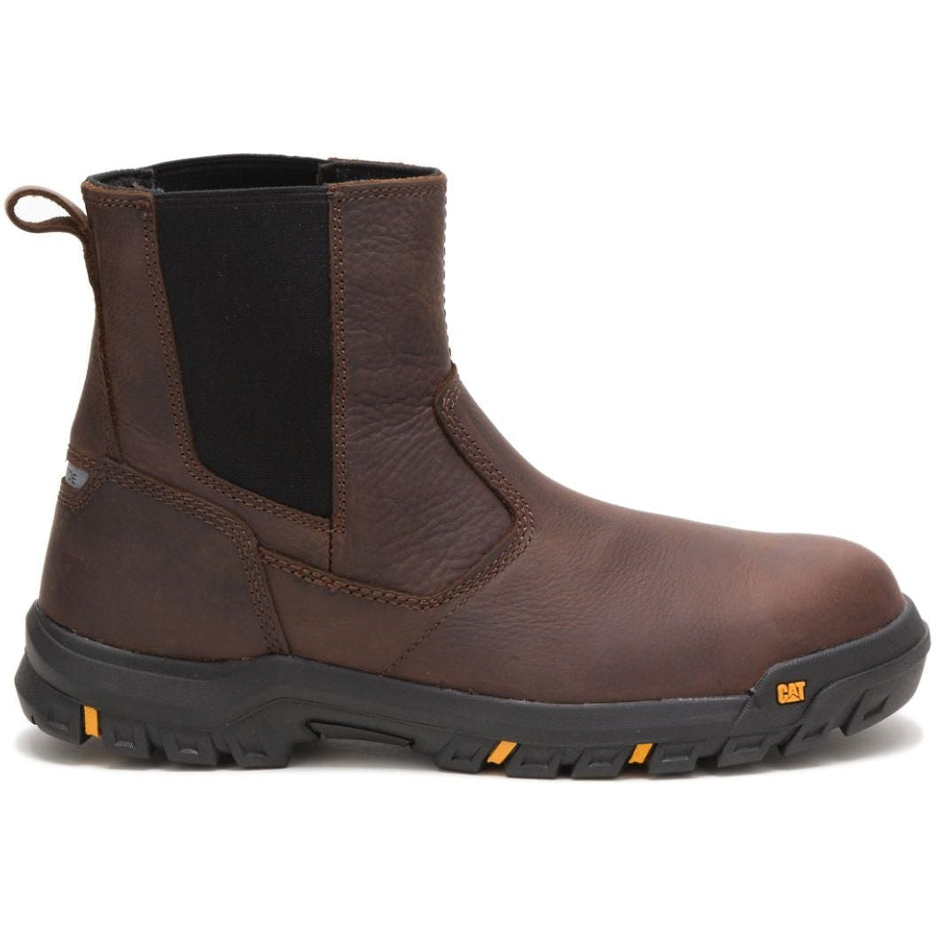 CAT Men's Wheelbase Steel Toe Work Boot - Clay - P91026 14 / Medium / Brown - Overlook Boots