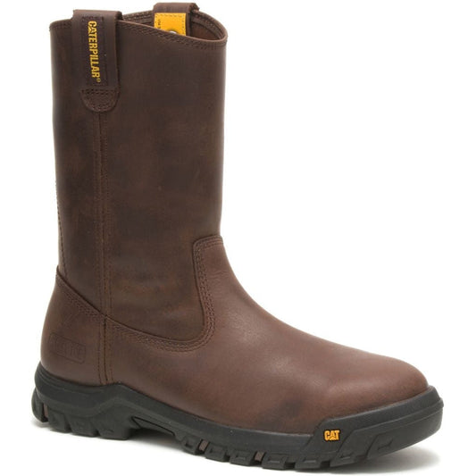 CAT Men's Drawbar Steel Toe Work Boot - Summer Brown - P91155  - Overlook Boots