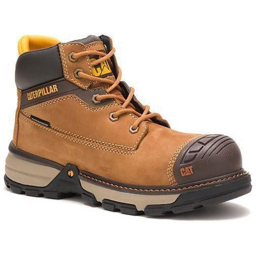CAT Women's Excavator Superlite Nano Toe Waterproof Work Boot - Brown - P91199 5 / Medium / Brown - Overlook Boots