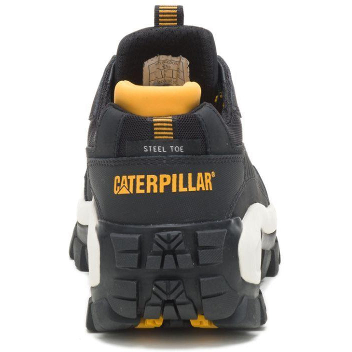 CAT Men's Invader Steel Toe Work Shoe - Black/Full Moon - P91275  - Overlook Boots