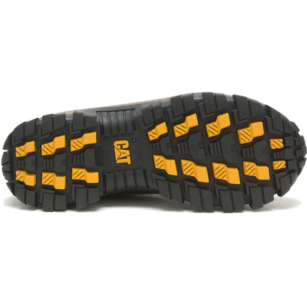 CAT Men's Invader Steel Toe Work Shoe - Dark Brown - P91338  - Overlook Boots