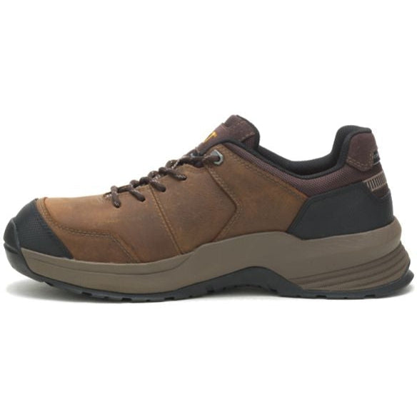 Cat Men's Streamline 2.0 Composite Toe Work Shoe - Leather - P91350 Clay - Overlook Boots