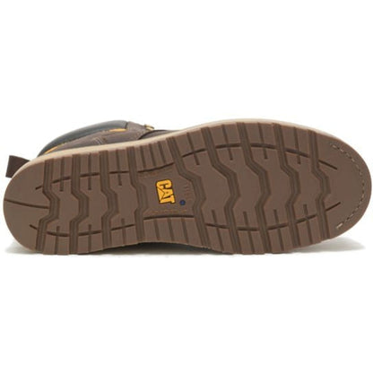 CAT Men's Calibrate Steel Toe Work Boot - Leather Brown - P91418  - Overlook Boots