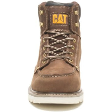 CAT Men's Calibrate Waterproof Steel Toe Work Boot -Khaki- P91420  - Overlook Boots