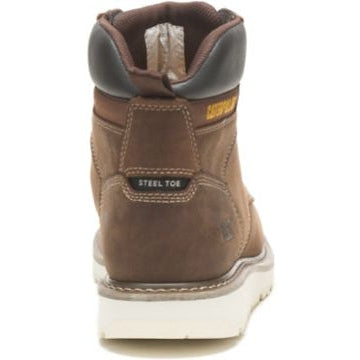 CAT Men's Calibrate Waterproof Steel Toe Work Boot -Khaki- P91420  - Overlook Boots
