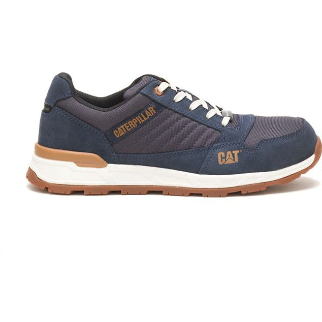 CAT Men's Venward Composite Toe Slip Resistant Work Shoe -India Ink- P91482 7 / Medium / Blue - Overlook Boots