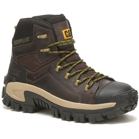 CAT Men's Invader Composite Toe Waterproof Hiker Work Boot -Coffee- P91541 7 / Medium / Brown - Overlook Boots