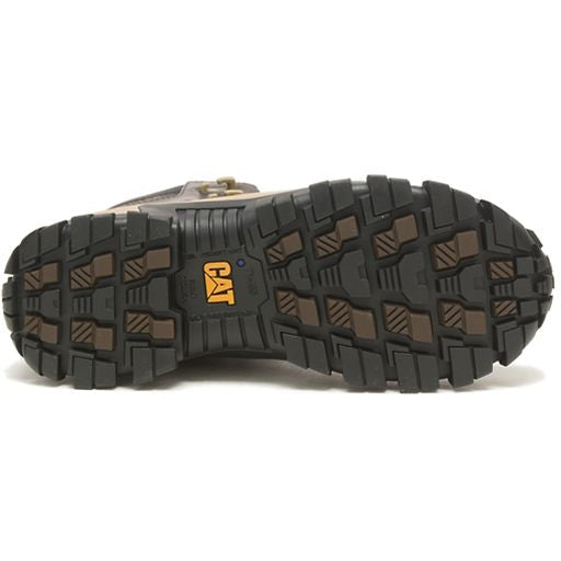 CAT Men's Invader Composite Toe Waterproof Hiker Work Boot -Coffee- P91541 - Overlook Boots