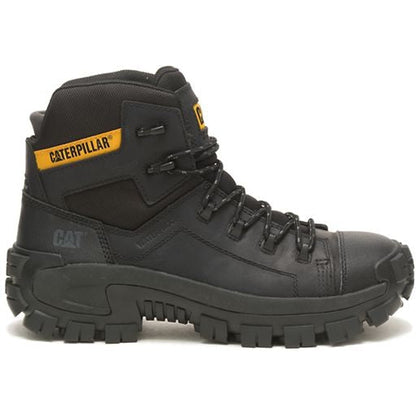 CAT Men's Invader Composite Toe Waterproof Hiker Work Boot -Black- P91542 - Overlook Boots