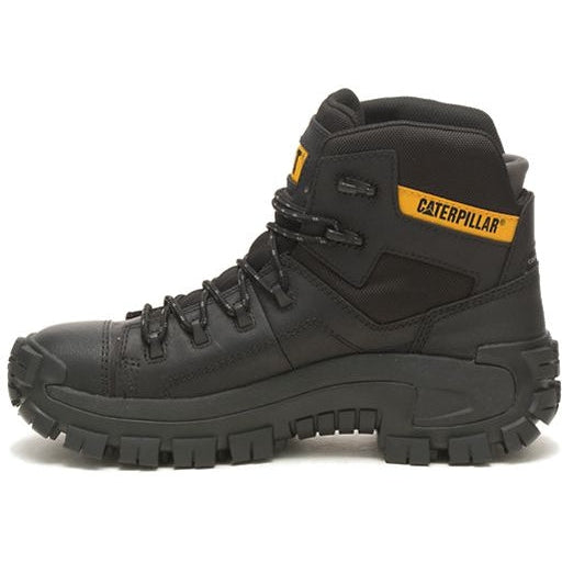 CAT Men's Invader Composite Toe Waterproof Hiker Work Boot -Black- P91542 - Overlook Boots