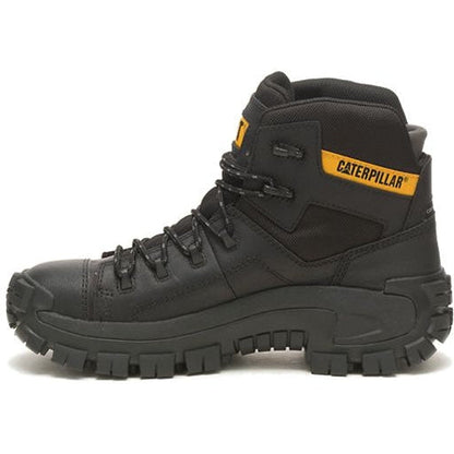 CAT Men's Invader Composite Toe Waterproof Hiker Work Boot -Black- P91542 - Overlook Boots