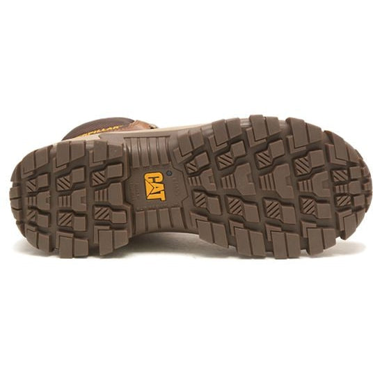 CAT Men's Invader Hi Steel Toe Slip Resistant Work Boot -Mushroom- P91596 - Overlook Boots