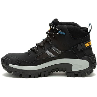 Cat Men's Invader Mid Vent Composite Toe Slip Resistant Work Boot -Black- P91664 - Overlook Boots