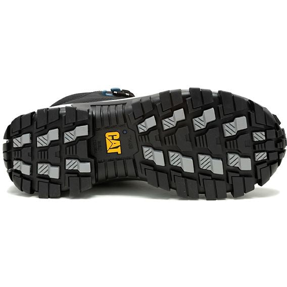 Cat Men's Invader Mid Vent Composite Toe Slip Resistant Work Boot -Black- P91664 - Overlook Boots