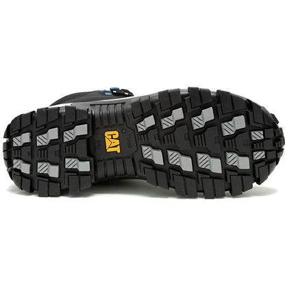 Cat Men's Invader Mid Vent Composite Toe Slip Resistant Work Boot -Black- P91664 - Overlook Boots