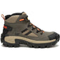Cat Men's Invader Mid Vent Composite Toe Slip Resistant Work Boot -Bungee Cord- P91666 7 / Medium / Brown - Overlook Boots