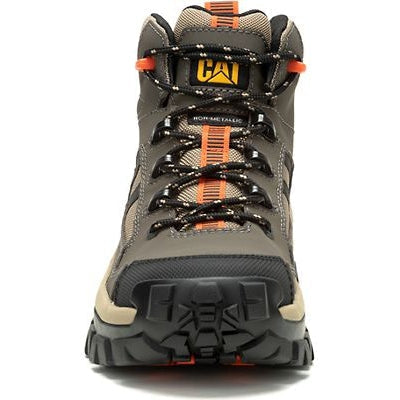 Cat Men's Invader Mid Vent Composite Toe Slip Resistant Work Boot -Bungee Cord- P91666 - Overlook Boots