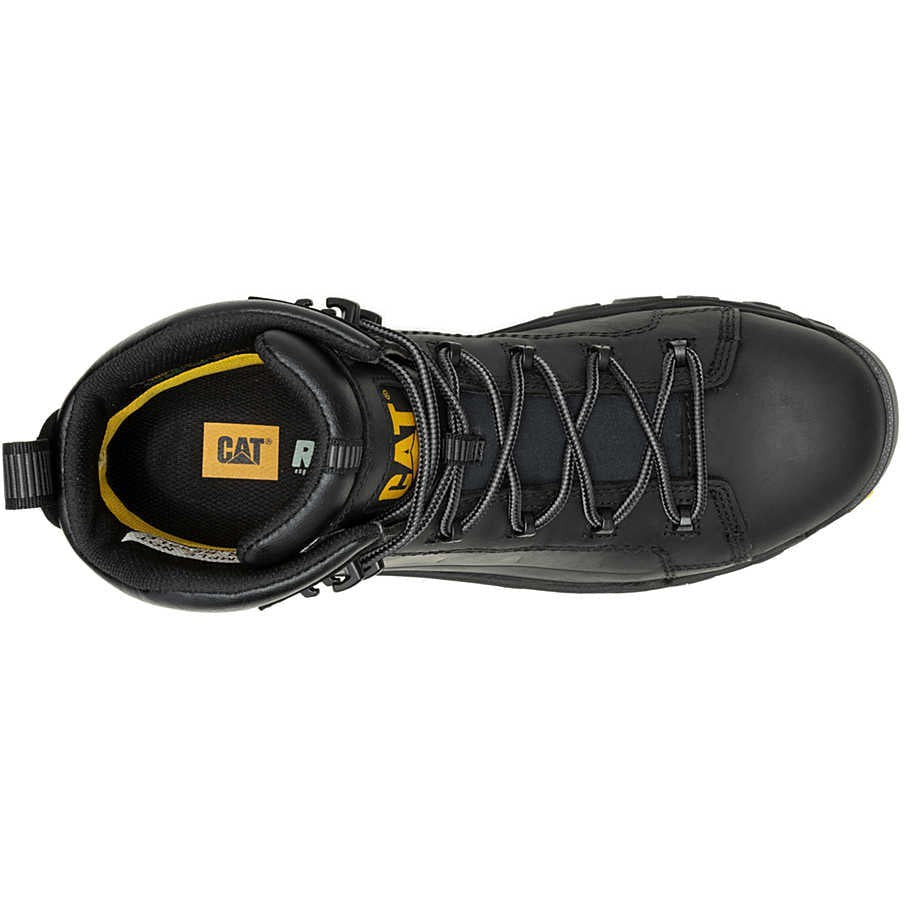 Cat Men's Threshold Rebound Composite Toe Waterproof Work Shoe -Black- P91696 - Overlook Boots