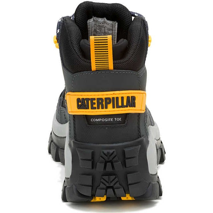 Cat Men's Invader Mid Vent Composite Toe Waterproof Work Boot -Shadows- P91757 - Overlook Boots